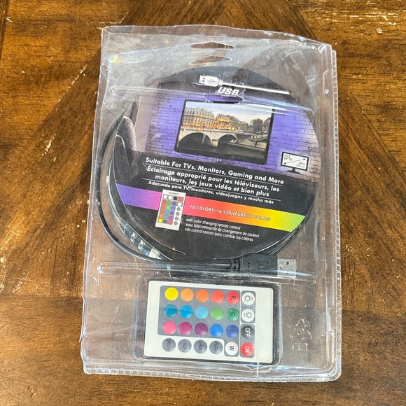 Other - USB LED Light Strip with Remote in good used condition